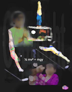 gymnast photo collage