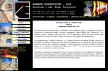 Ehsanipour architectural firm website