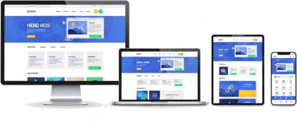 Responsive website, with corresponding app